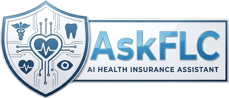 AskFLC AI-Powered Insurance Advisor Logo - Get instant answers about health, dental, vision, life, and accident insurance